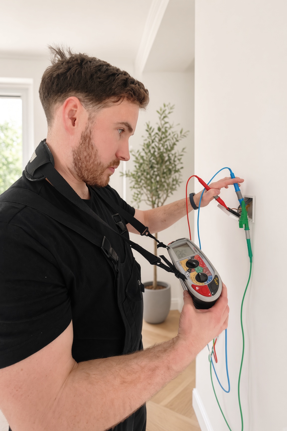 Socket testing with multifunction tester